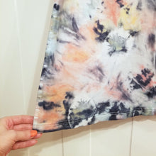 Load image into Gallery viewer, The imagery you&#39;ll discover in these handcrafted beauties is endless. Not only is this the perfect skirt for everyday, it&#39;ll be the most fun you&#39;ll enjoy wearing and having endless conversations about too! The perfect maxi skirt for everyday. Featuring a wide waistband and an A-line body with a long ankle length hem and double side slits. This is a unique and original hand-dyed skirt using non-toxic dyes in our organic bamboo knit fabric that is so luxuriously soft + comfy, you won&#39;t want to take if off!
