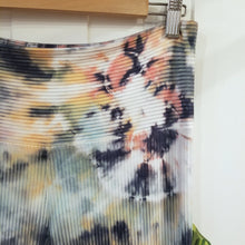 Load image into Gallery viewer, The perfect flares for everyday. Featuring a wide high rise waistband with a fitted leg flaring out from the knees. This is a unique and original hand-dyed pant using non-toxic dyes in our organic bamboo rib knit fabric that is so luxuriously soft + comfy, you won&#39;t want to take them off!
