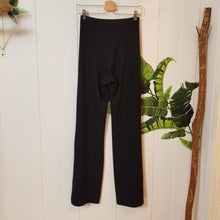 Load image into Gallery viewer, The ultimate in comfort, classic active to lounge pant for everyday. Featuring a nice wide waistband that can either be worn up for a higher waist look or folded over for a low-rise look. They are fitted in the waist and hips and the leg flows down into a nice relaxed straight leg. From day to night, lounge, do your yoga + stretches or just simply wear these to feel good, relaxed + comfy in!
