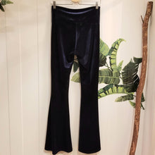 Load image into Gallery viewer, Absolute chic coziness in these must have flares! Featuring a nice wide medium-high rise fit waistband, the leg is fitted to the knees and flow out into a super flared hem, just slip on up these classics and have fun mixing + matching them with all of our other knit styles as well as everything else in your wardrobe!
